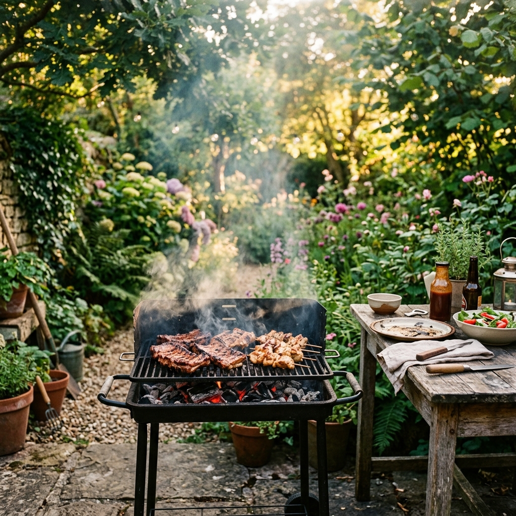 Grill w ogrodzie